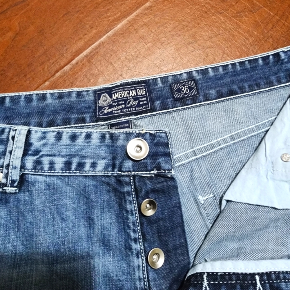 NWOT... American Rag Blue Denim Jeans Shorts - Picture 4 of 6